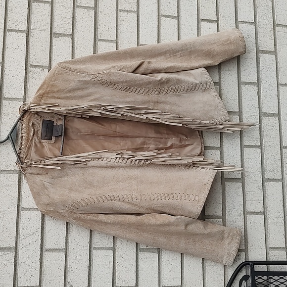 Tan Suade Jacket - Picture 2 of 9